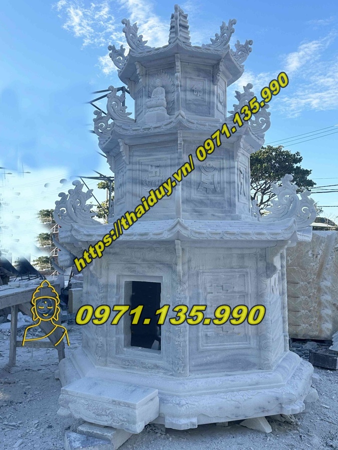 Kích Thước Thông Dụng Của Tháp Đá Thờ Hũ Tro Cốt