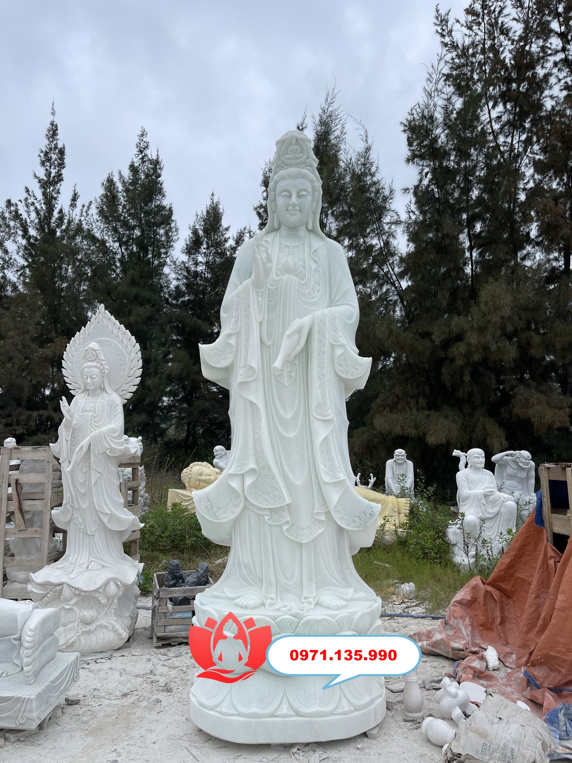 51 Mẫu Tượng Phật Đức Mẹ Quan Âm Đá Bán Kiên Giang