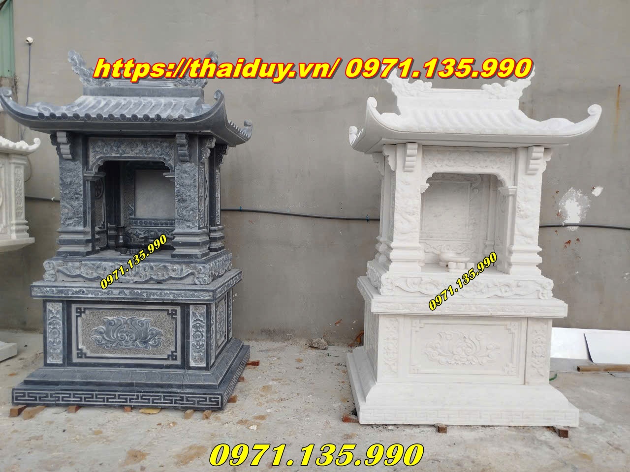 Kích Thước Am Thờ Cỡ Lớn (Nhiều Hũ Tro Cốt, Dòng Tộc, Nhà Chùa)