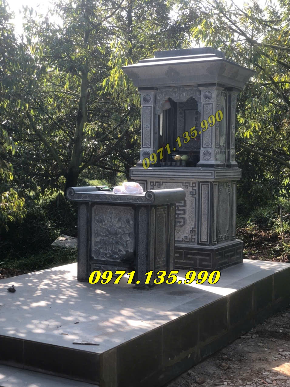 Cột, Khung Viền, Tường Bao Am Thờ Hũ Tro Cốt