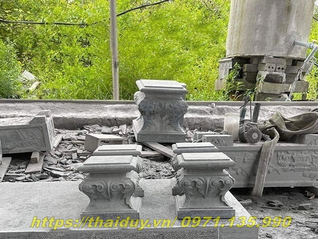 Giá đá kê chân cột nhà gỗ (tham khảo bảng giá chân tảng đá