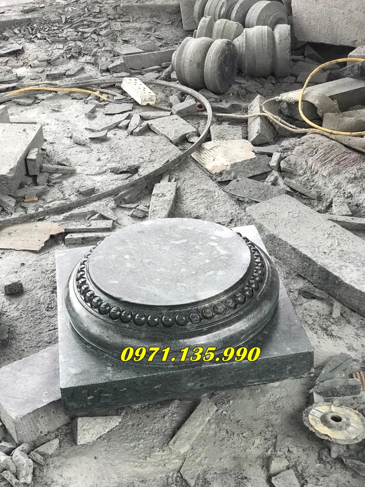 Kích thước đường kính đá kê chân cột nhà gỗ