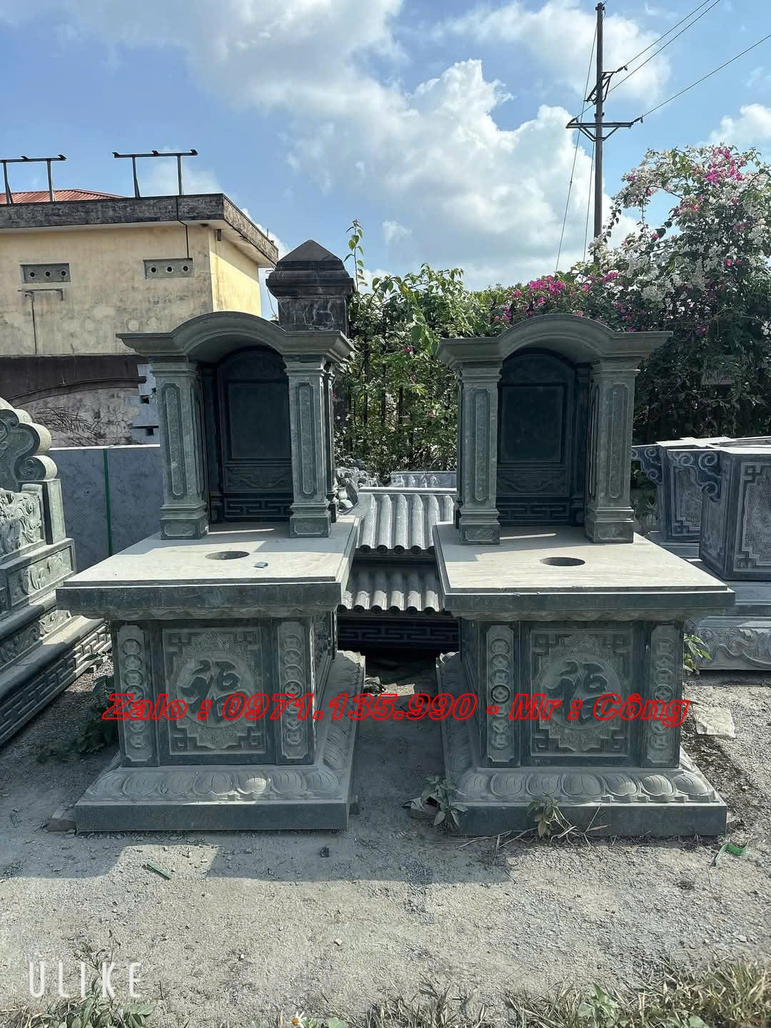 Mộ địa táng – mộ cải táng bằng đá nguyên khối