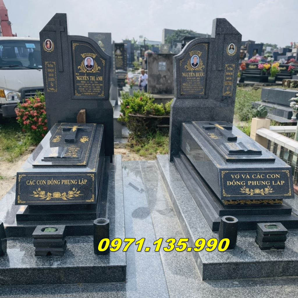 BR - Vũng Tàu Bán 78 Mẫu Mộ Công Giáo Bằng Đá Granite