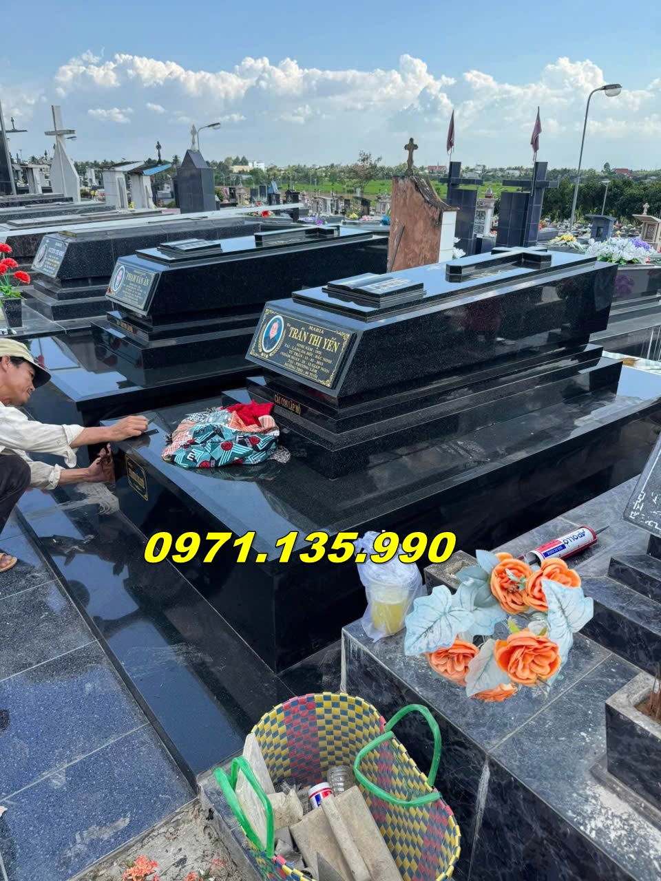 Bán Sẵn 53 Mộ Đá Công Giáo Chất Lượng Cao Tại Đồng Nai (1)