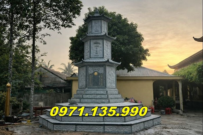 Bảo tháp để tro cốt Trà Vinh theo phong cách Phật giáo