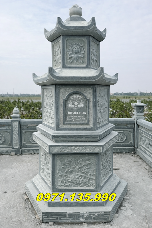 Tháp đựng hũ tro cốt bán tại Trà Vinh (tháp nhiều hộc)