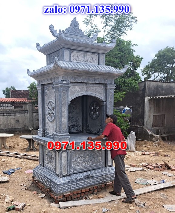 am thờ thần linh, am để tro cốt, am thờ trước nhà, kích thước am thờ, giá bán am thờ,