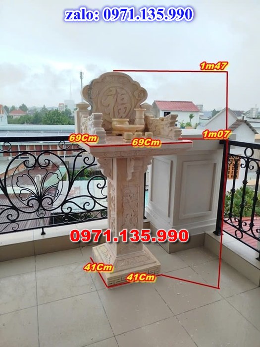bàn thờ bằng đá, giá bán cây hương đá, kích thước cây hương đá, bàn thờ thần linh, bàn thờ nghĩa trang,