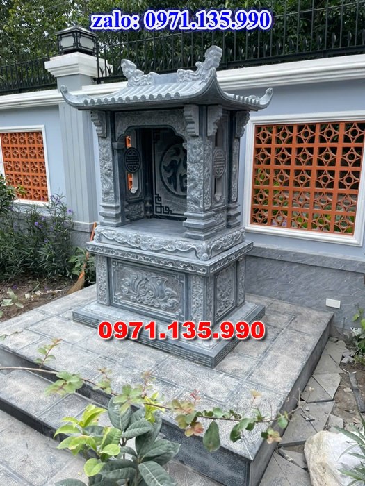 am thờ thần linh, am để tro cốt, am thờ trước nhà, kích thước am thờ, giá bán am thờ,
