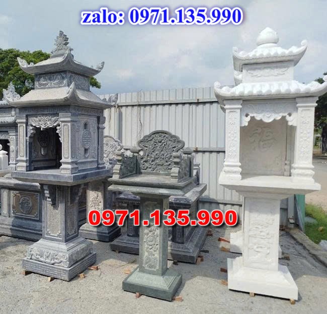 am thờ thần linh, am để tro cốt, am thờ trước nhà, kích thước am thờ, giá bán am thờ,