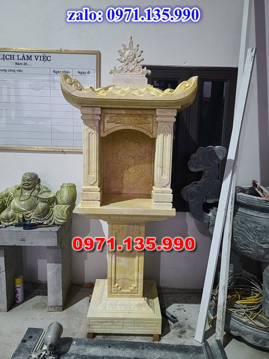 am thờ thần linh, am để tro cốt, am thờ trước nhà, kích thước am thờ, giá bán am thờ,