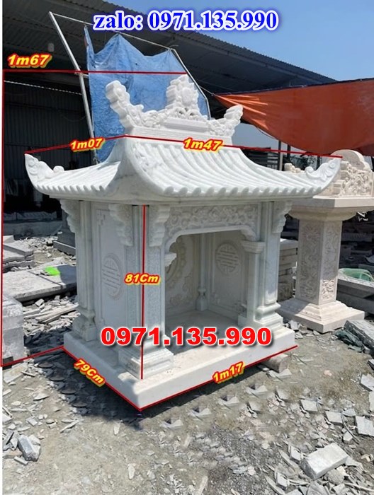 am thờ thần linh, am để tro cốt, am thờ trước nhà, kích thước am thờ, giá bán am thờ,