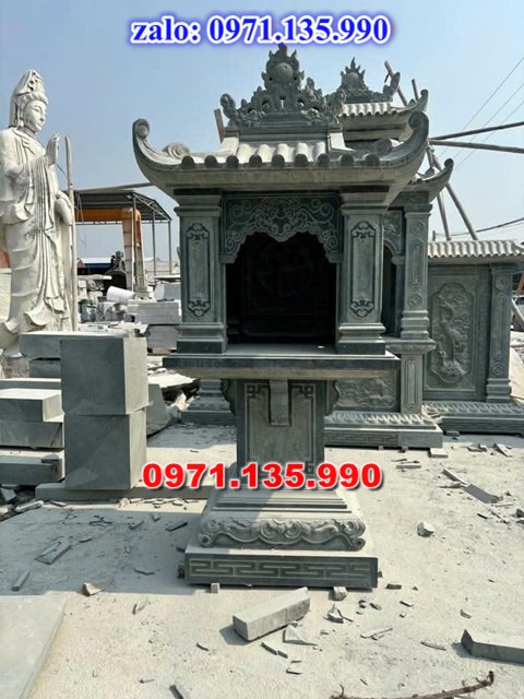 am thờ thần linh, am để tro cốt, am thờ trước nhà, kích thước am thờ, giá bán am thờ,