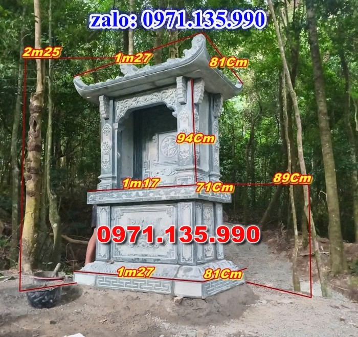 am thờ thần linh, am để tro cốt, am thờ trước nhà, kích thước am thờ, giá bán am thờ,