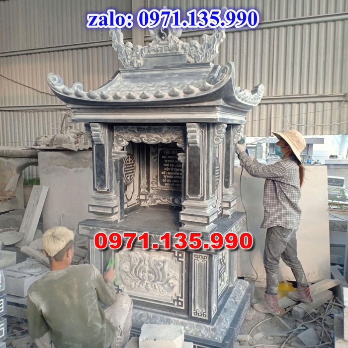 am thờ thần linh, am để tro cốt, am thờ trước nhà, kích thước am thờ, giá bán am thờ,