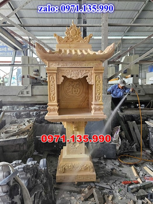 am thờ thần linh, am để tro cốt, am thờ trước nhà, kích thước am thờ, giá bán am thờ,