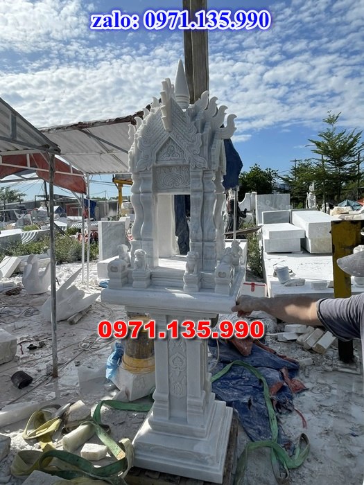am thờ thần linh, am để tro cốt, am thờ trước nhà, kích thước am thờ, giá bán am thờ,