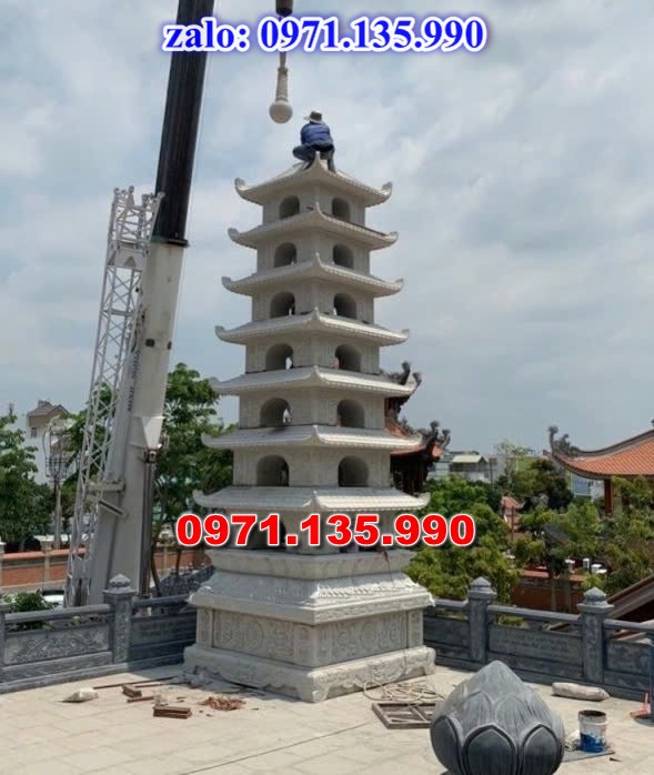mộ tháp đá, bảo tháp đá, mộ tháp đá lục giác, mộ tháp đá để thờ tro cốt, giá bán mộ tháp bằng đá, thiết kế kích thước xây mộ tháp, 