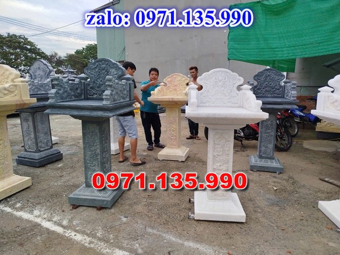 bàn thờ bằng đá, giá bán cây hương đá, kích thước cây hương đá, bàn thờ thần linh, bàn thờ nghĩa trang,