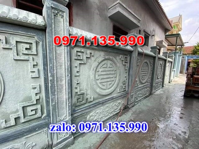 lan can đá, hàng rào đá, tường bao đá, giá bán lan can hàng rào đá, kích thước tường bao hàng rào đá, báo giá nơi bán lan can đá,