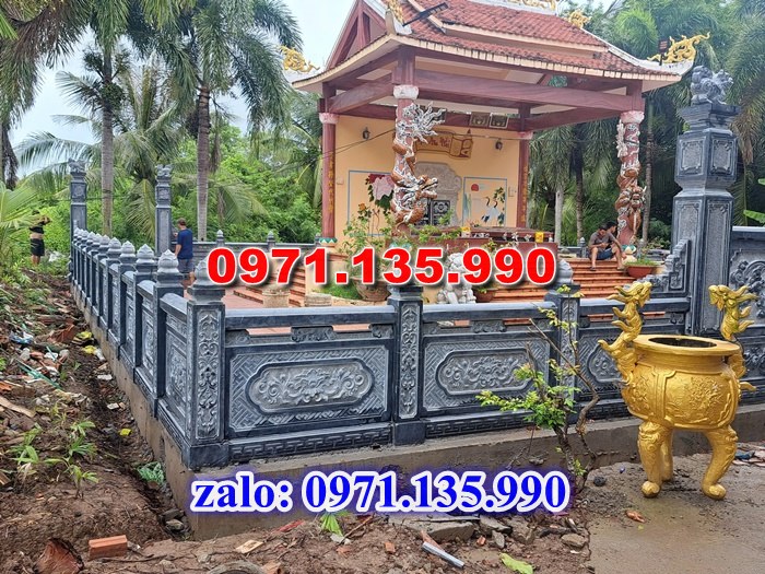 lan can đá, hàng rào đá, tường bao đá, giá bán lan can hàng rào đá, kích thước tường bao hàng rào đá, báo giá nơi bán lan can đá,