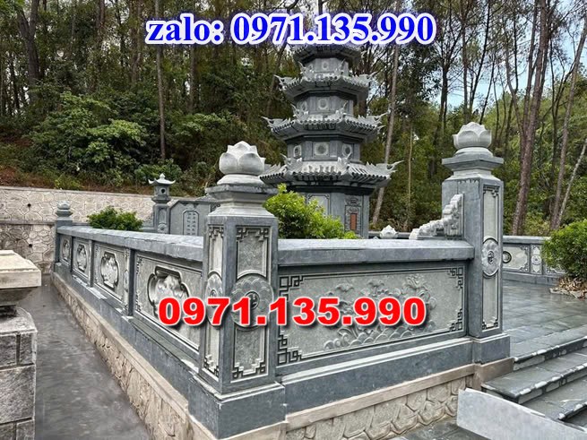 mộ tháp đá, bảo tháp đá, mộ tháp đá lục giác, mộ tháp đá để thờ tro cốt, giá bán mộ tháp bằng đá, thiết kế kích thước xây mộ tháp,