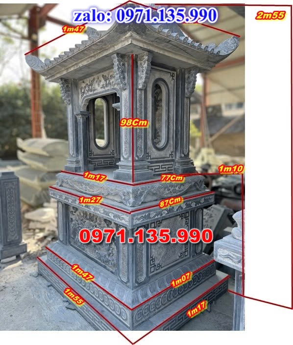 am thờ thần linh, am để tro cốt, am thờ trước nhà, kích thước am thờ, giá bán am thờ,