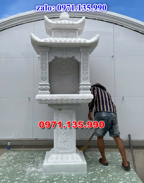 am thờ thần linh, am để tro cốt, am thờ trước nhà, kích thước am thờ, giá bán am thờ,