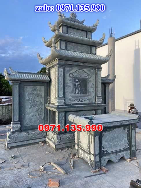 mộ tháp đá, bảo tháp đá, mộ tháp đá lục giác, mộ tháp đá để thờ tro cốt, giá bán mộ tháp bằng đá, thiết kế kích thước xây mộ tháp,
