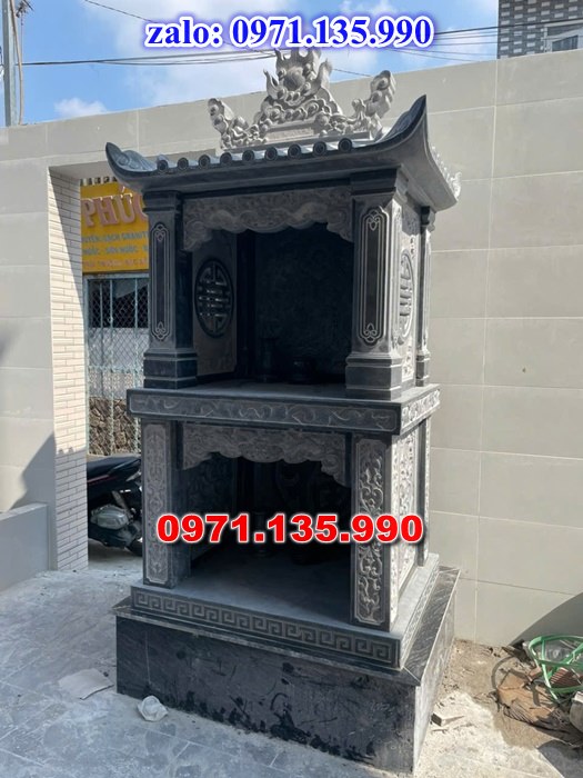 am thờ thần linh, am để tro cốt, am thờ trước nhà, kích thước am thờ, giá bán am thờ,