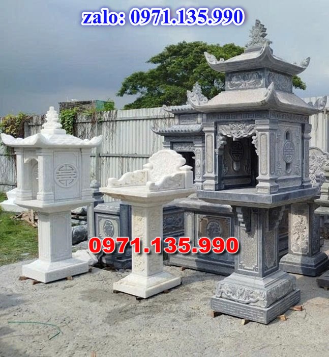 am thờ thần linh, am để tro cốt, am thờ trước nhà, kích thước am thờ, giá bán am thờ,