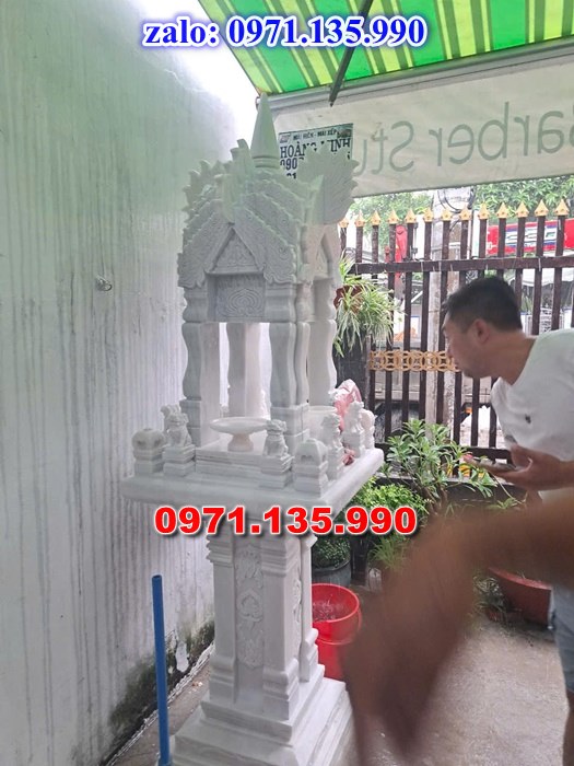 am thờ thần linh, am để tro cốt, am thờ trước nhà, kích thước am thờ, giá bán am thờ,