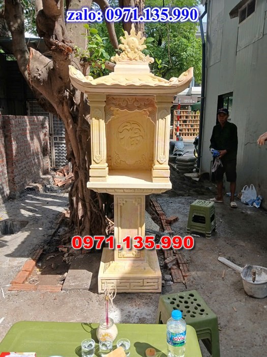 am thờ thần linh, am để tro cốt, am thờ trước nhà, kích thước am thờ, giá bán am thờ,