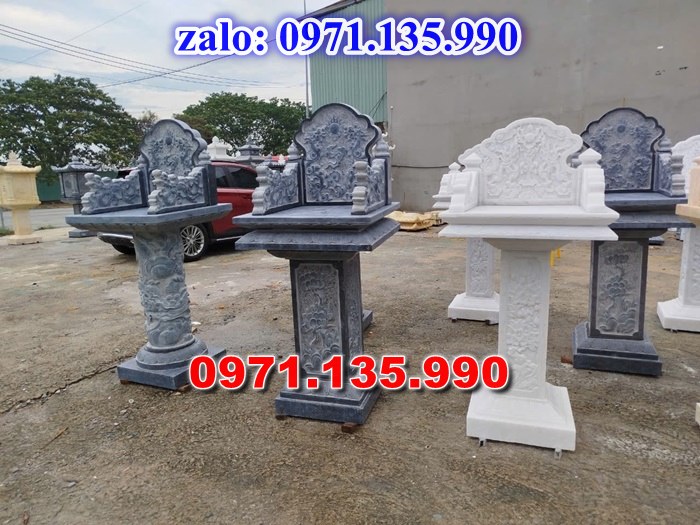 bàn thờ thiên địa, bàn thờ ông thiên, bàn thờ bằng đá, giá bán bàn thờ đá, kích thước bàn thờ đá, bàn thờ thần linh, bàn thờ nghĩa trang,