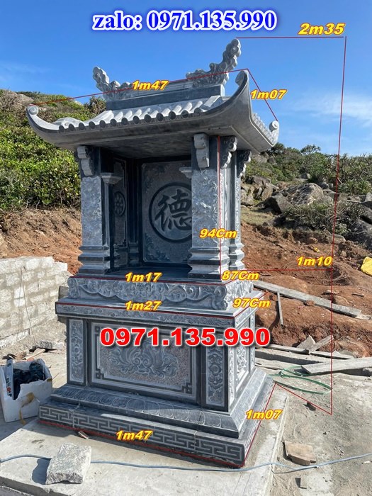am thờ thần linh, am để tro cốt, am thờ trước nhà, kích thước am thờ, giá bán am thờ,
