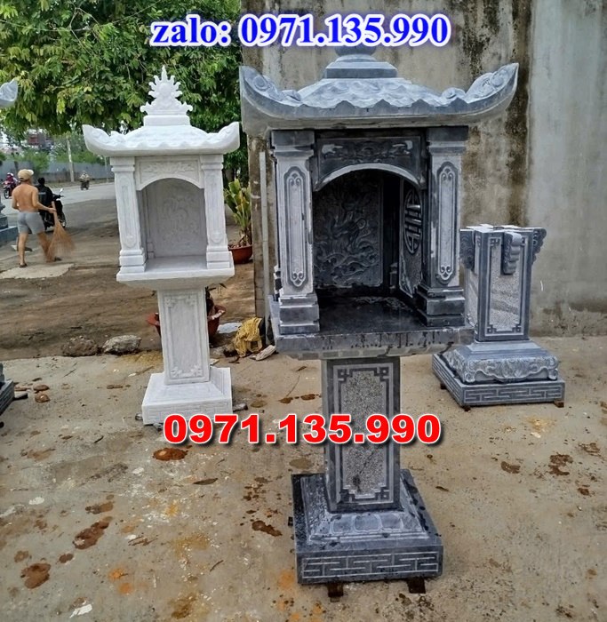 am thờ thần linh, am để tro cốt, am thờ trước nhà, kích thước am thờ, giá bán am thờ,