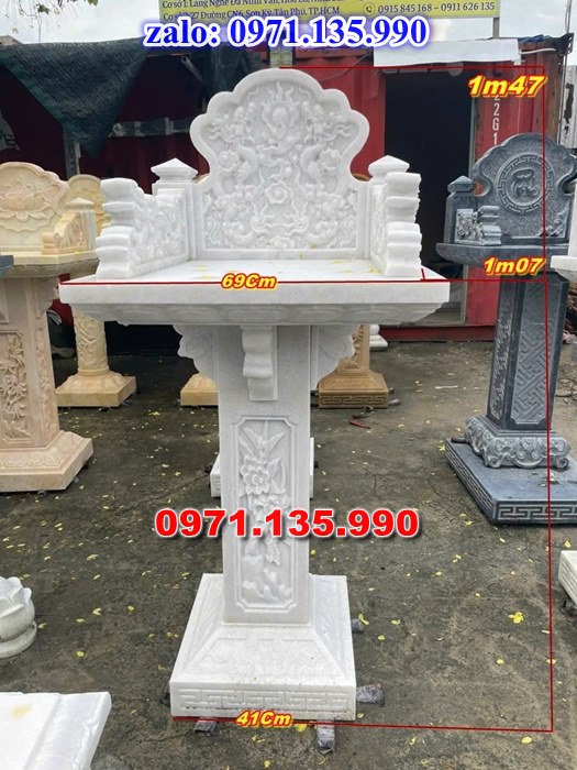 am thờ thần linh, am để tro cốt, am thờ trước nhà, kích thước am thờ, giá bán am thờ,