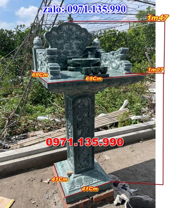 am thờ thần linh, am để tro cốt, am thờ trước nhà, kích thước am thờ, giá bán am thờ,