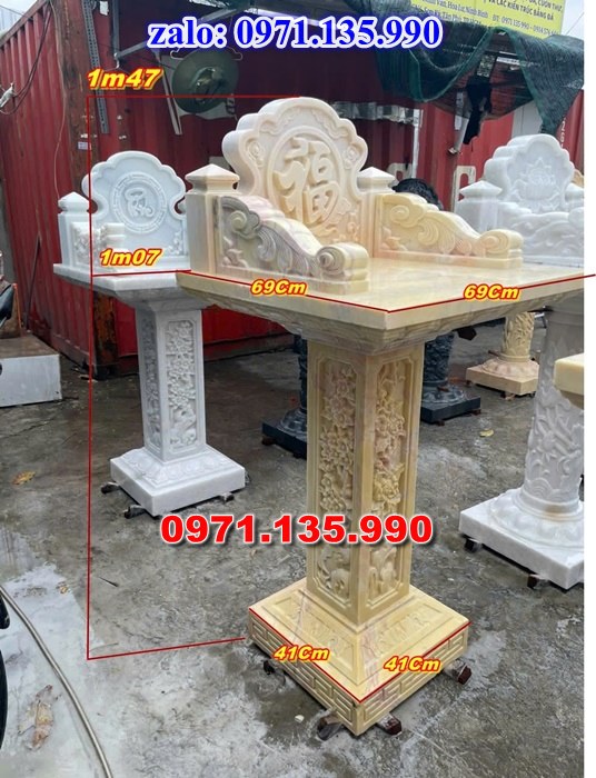 am thờ thần linh, am để tro cốt, am thờ trước nhà, kích thước am thờ, giá bán am thờ,