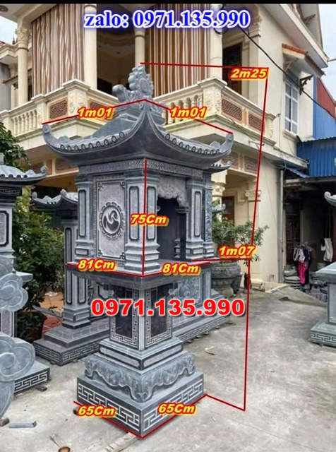 am thờ thần linh, am để tro cốt, am thờ trước nhà, kích thước am thờ, giá bán am thờ,