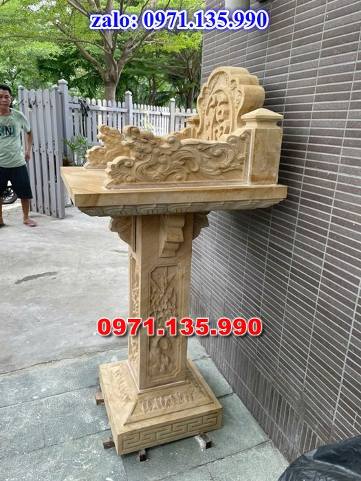 am thờ thần linh, am để tro cốt, am thờ trước nhà, kích thước am thờ, giá bán am thờ,