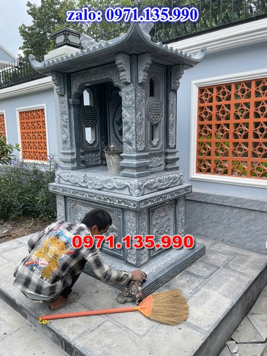 am thờ thần linh, am để tro cốt, am thờ trước nhà, kích thước am thờ, giá bán am thờ,