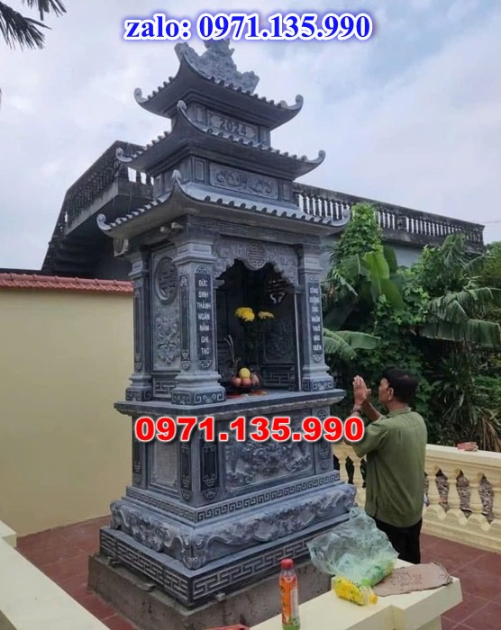 am thờ thần linh, am để tro cốt, am thờ trước nhà, kích thước am thờ, giá bán am thờ,