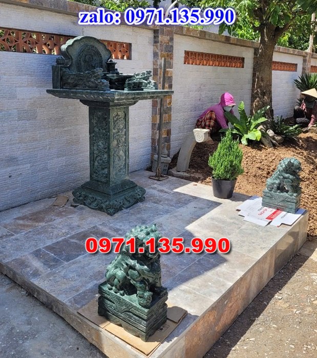 am thờ thần linh, am để tro cốt, am thờ trước nhà, kích thước am thờ, giá bán am thờ,