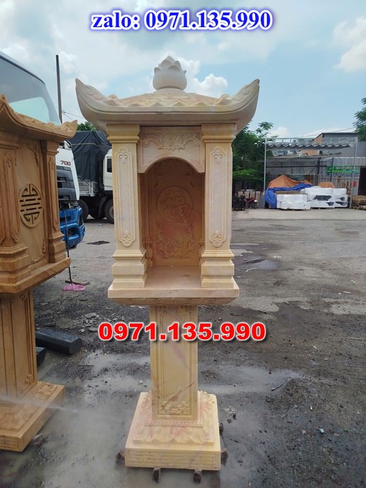 am thờ thần linh, am để tro cốt, am thờ trước nhà, kích thước am thờ, giá bán am thờ,
