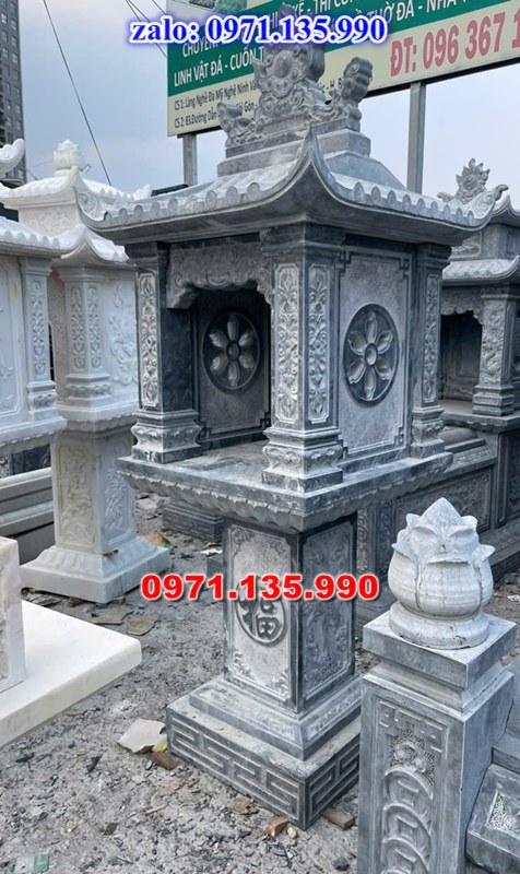 am thờ thần linh, am để tro cốt, am thờ trước nhà, kích thước am thờ, giá bán am thờ,