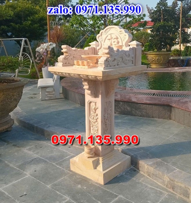 am thờ thần linh, am để tro cốt, am thờ trước nhà, kích thước am thờ, giá bán am thờ,