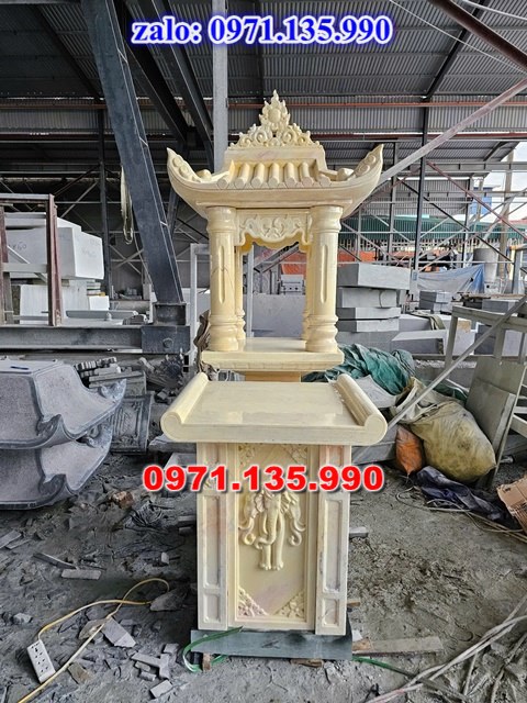 am thờ thần linh, am để tro cốt, am thờ trước nhà, kích thước am thờ, giá bán am thờ,