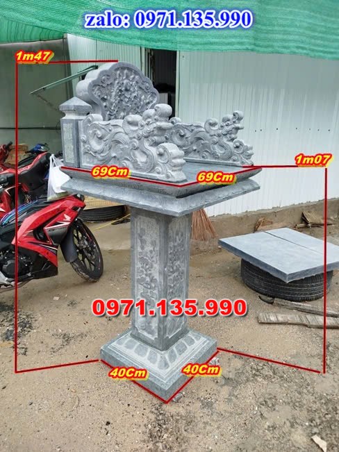 am thờ thần linh, am để tro cốt, am thờ trước nhà, kích thước am thờ, giá bán am thờ,